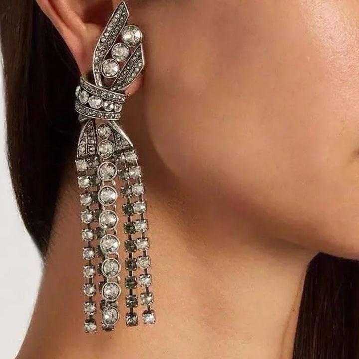 Csodás Fülbevaló Medál Pillangós Csomóval - Annelise