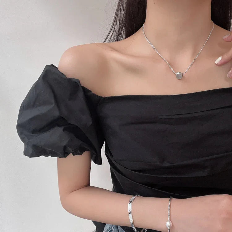 Stílusos Nyaklánc Smiley-val - Mira