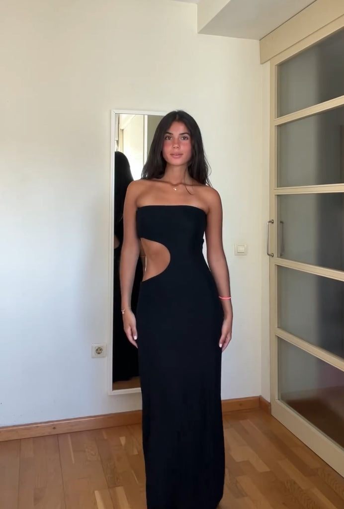 Trendi Bandeau nyári ruha rugalmas szabással – Viviane