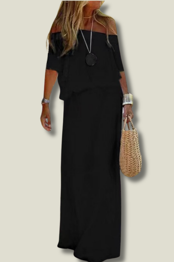 Vállra csúszó nyári ruha - Soleil