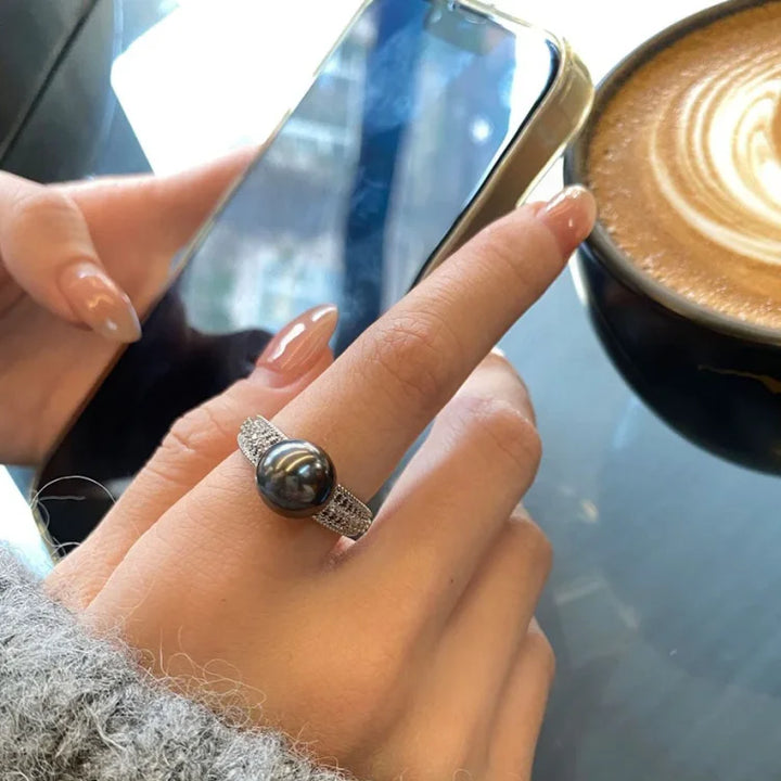 Ódivatú Nyitott Gyöngygyűrű - Elara