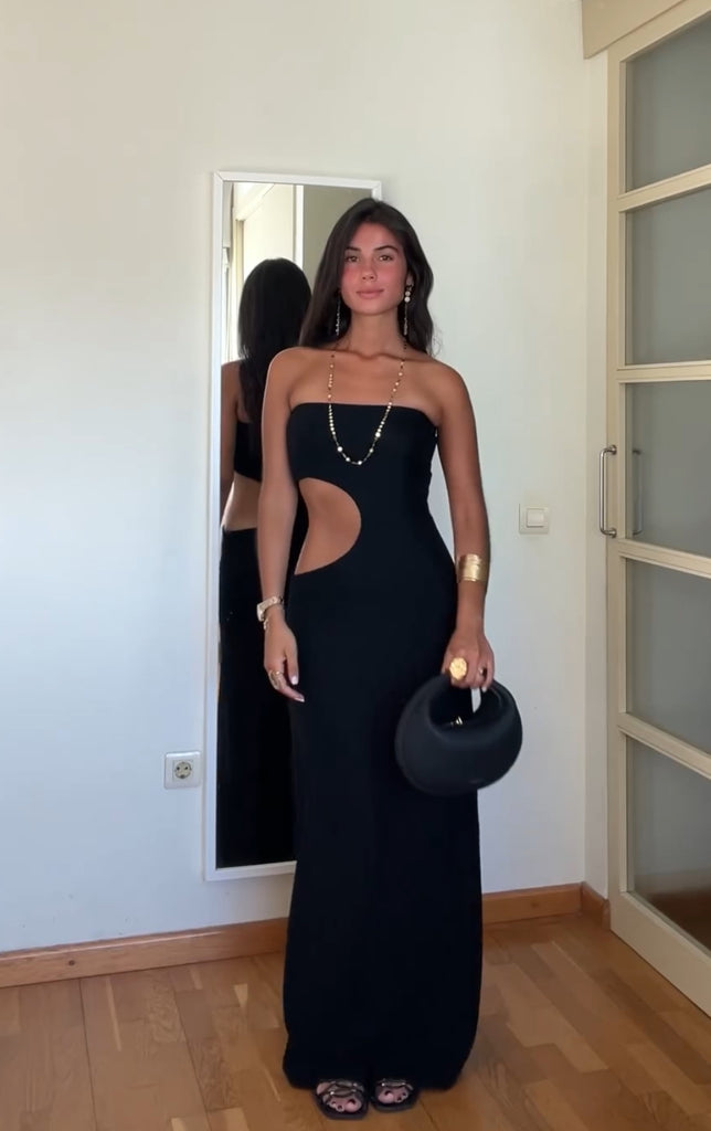 Trendi Bandeau nyári ruha rugalmas szabással – Viviane