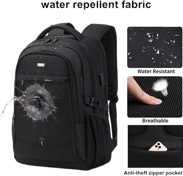 Vízálló laptop- és utazótáska rendszerezett rekeszekkel