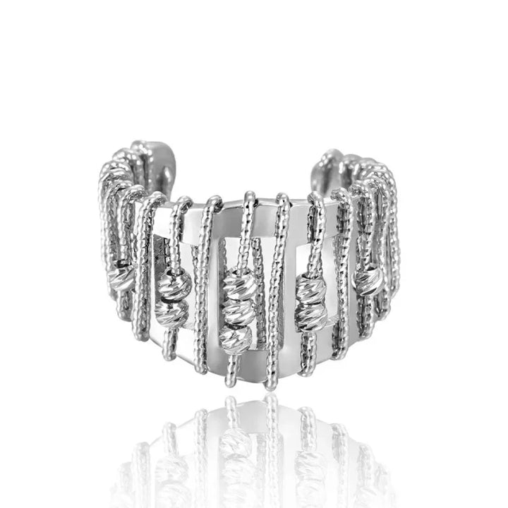 Stílusos Nyitott Gyöngygyűrű - Alina