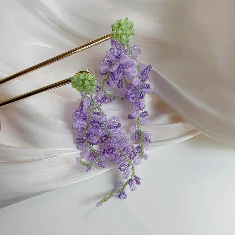 Wisteria Csokor Fülbevalók Erdei Témával - Aurelia