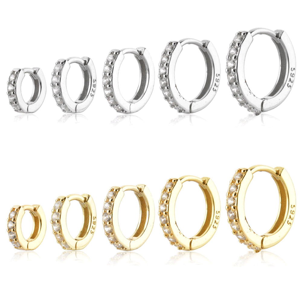 Csillogó Pave Fülbevalók - Lumina