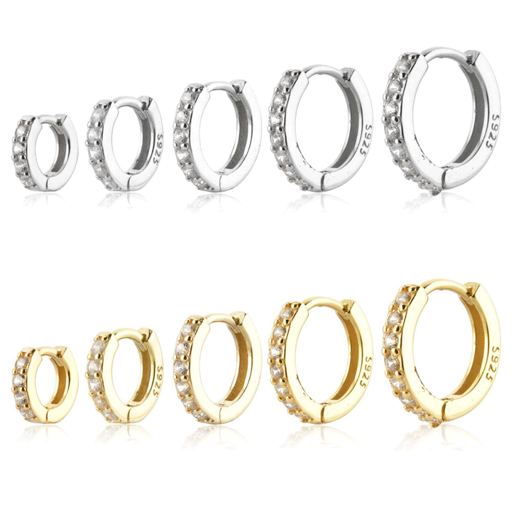 Csillogó Pave Fülbevalók - Lumina