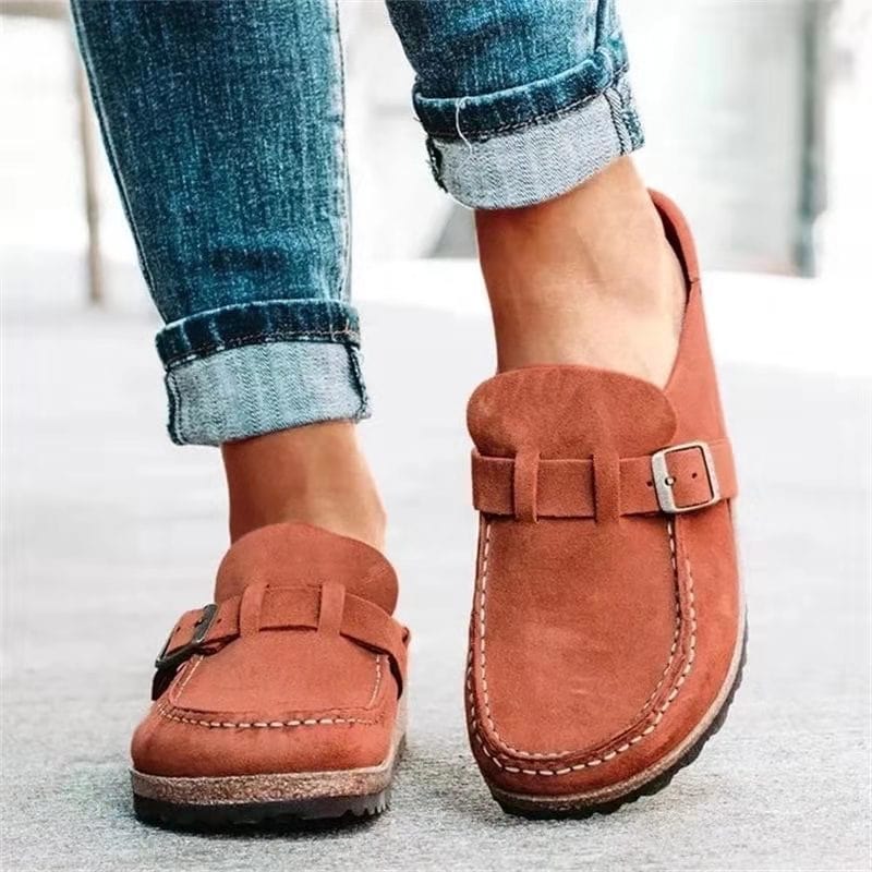 Retro Suède Papucs ortopédiai kényelemmel - Solenza
