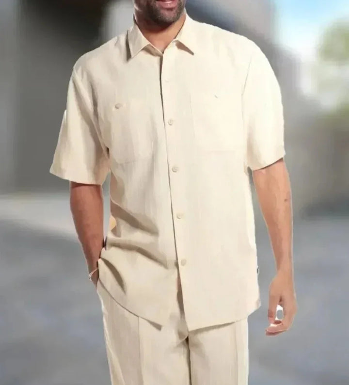 Trendi Harajuku két részből álló szett 3D nyomattal férfiaknak – Kenji