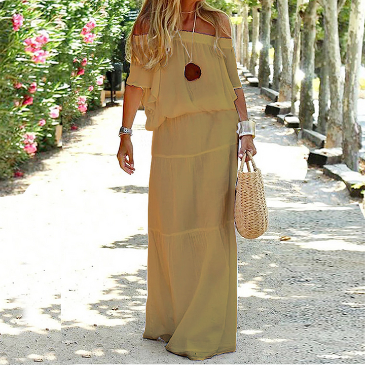 Vállra csúszó nyári ruha - Soleil