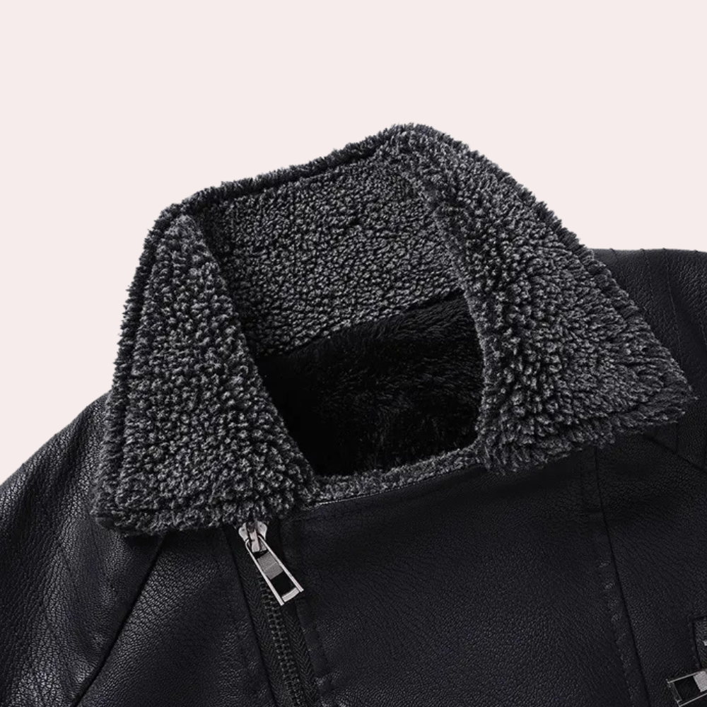 Tökéletes Férfi Motorkabát Funkcionális Dizájnnal - Ronan