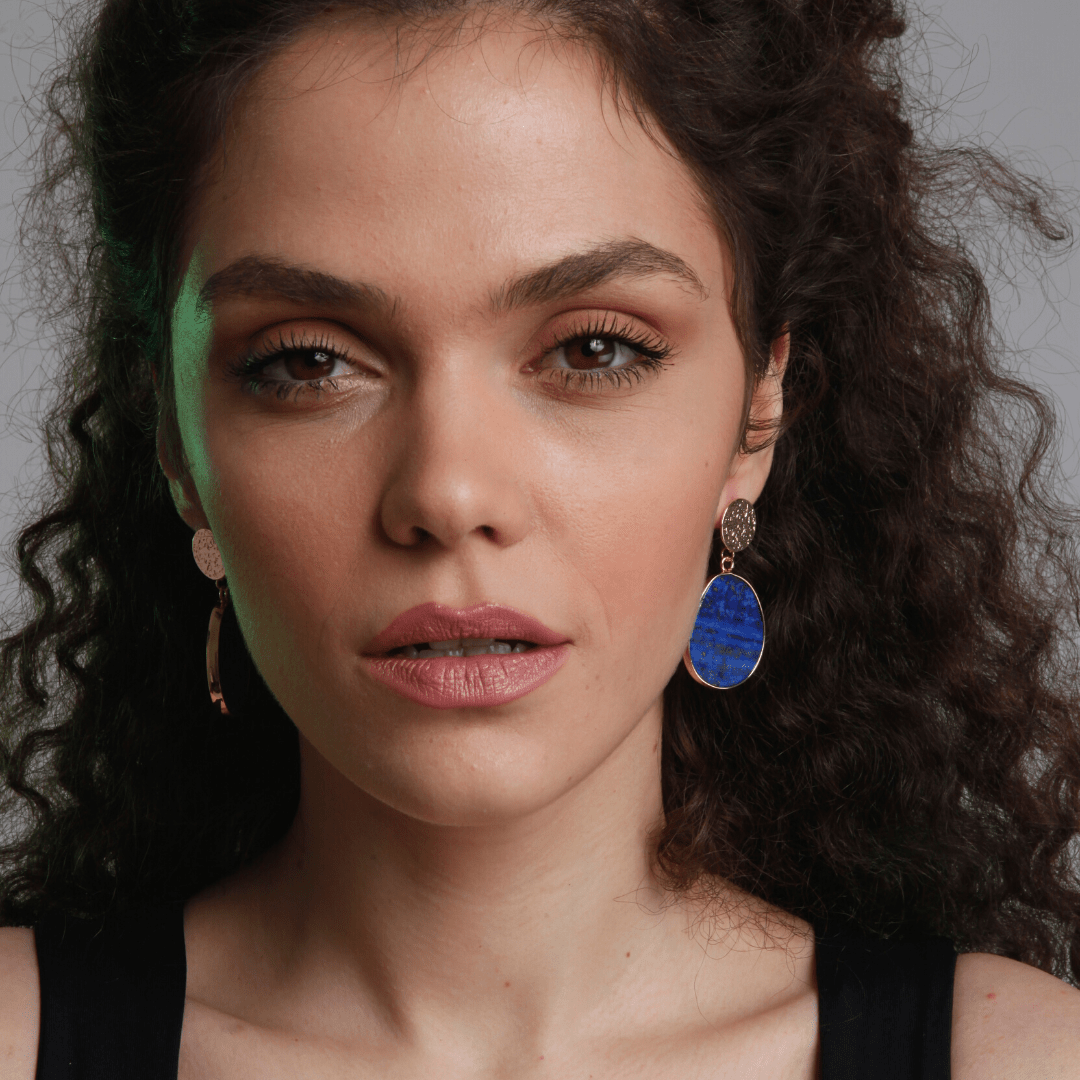 Védő Fülbevalók - Celestial Lapis