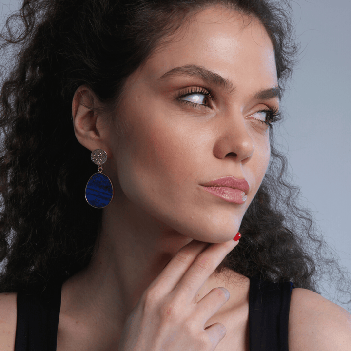 Védő Fülbevalók - Celestial Lapis