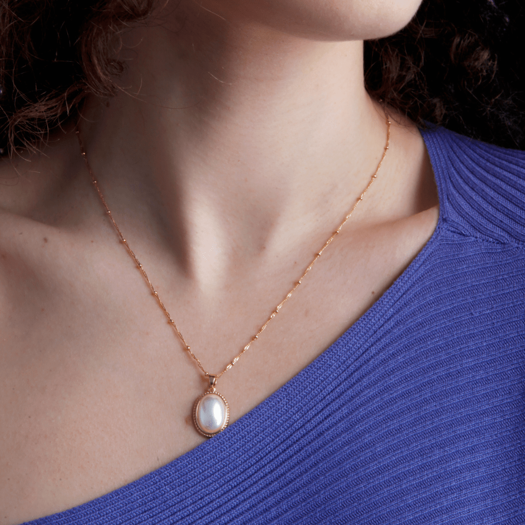 Vintage Arany Gyöngy Nyaklánc - Lumina