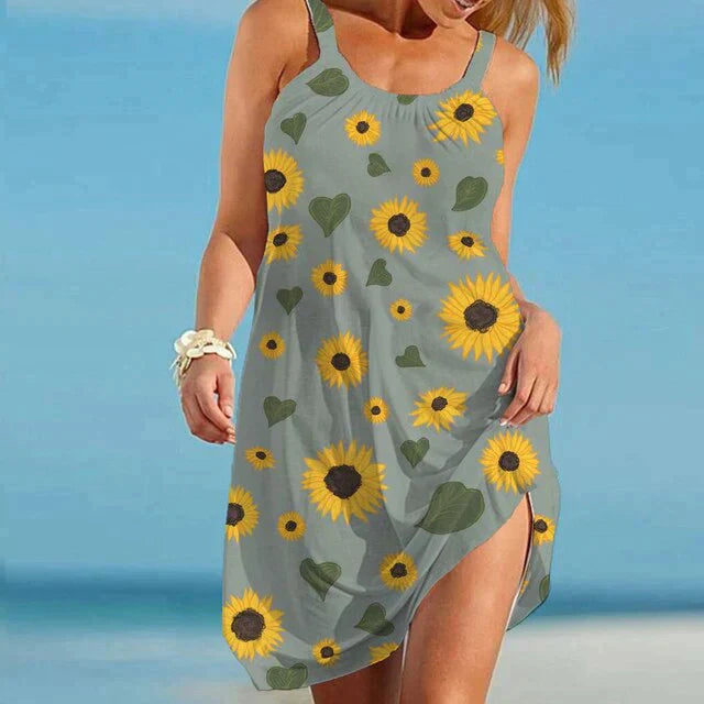 Boho Chic nyári ruha virágmintával – Karla