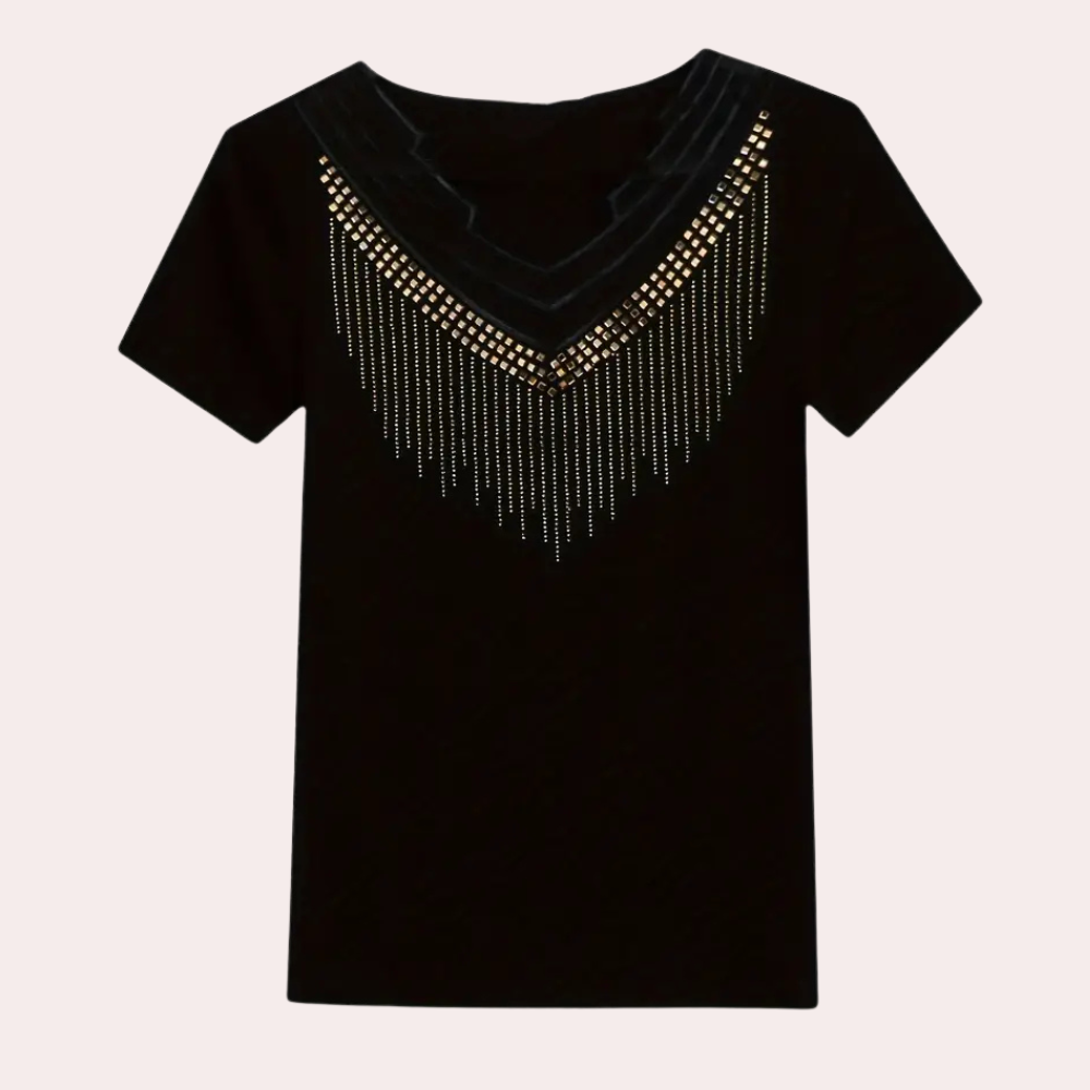 Trendi flitterblúz nőknek - Lena