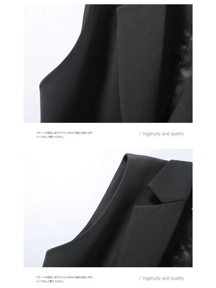 Trendi Ujjatlan Blézer - Celeste