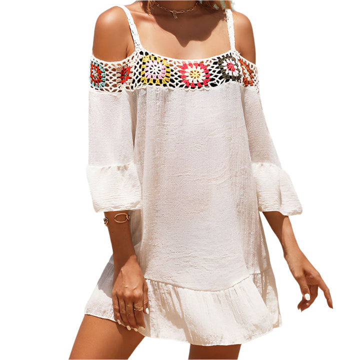 Válltól szabad mini ruha laza szabással – Livia