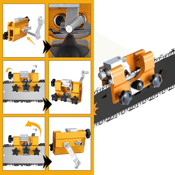 Professzionális láncfűrész-élező – Sharvex