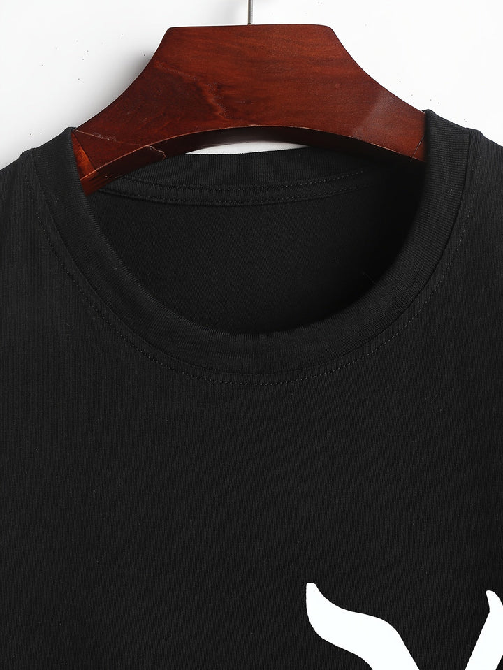 Ujjatlan póló madármintával, pamut, nyári megjelenés - Noah (1+1 INGYEN)