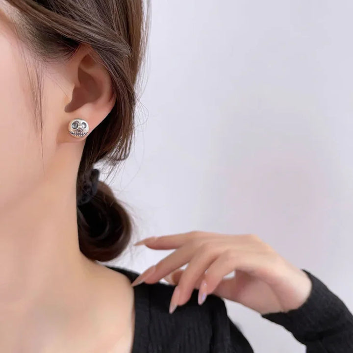 Kézműves Tök Herceg Koponya Fülbevalók - Mara