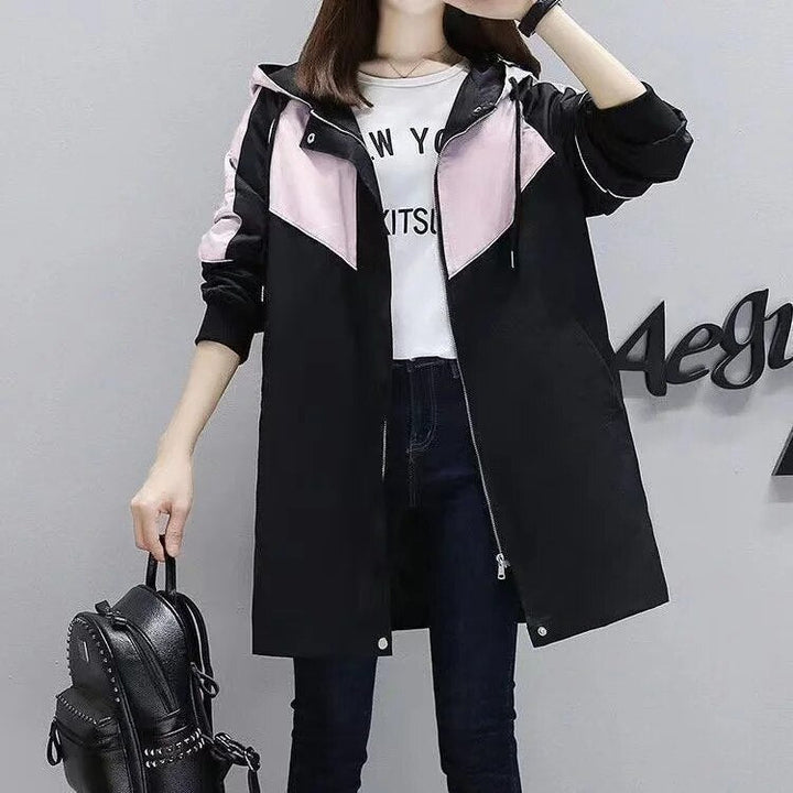 Női Trenchcoat Kapucnival – Marit