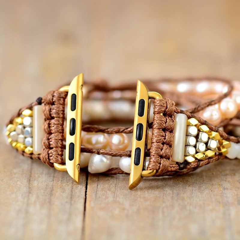 Édesvízi gyöngy Apple Watch Hurok szíj - Elvianne