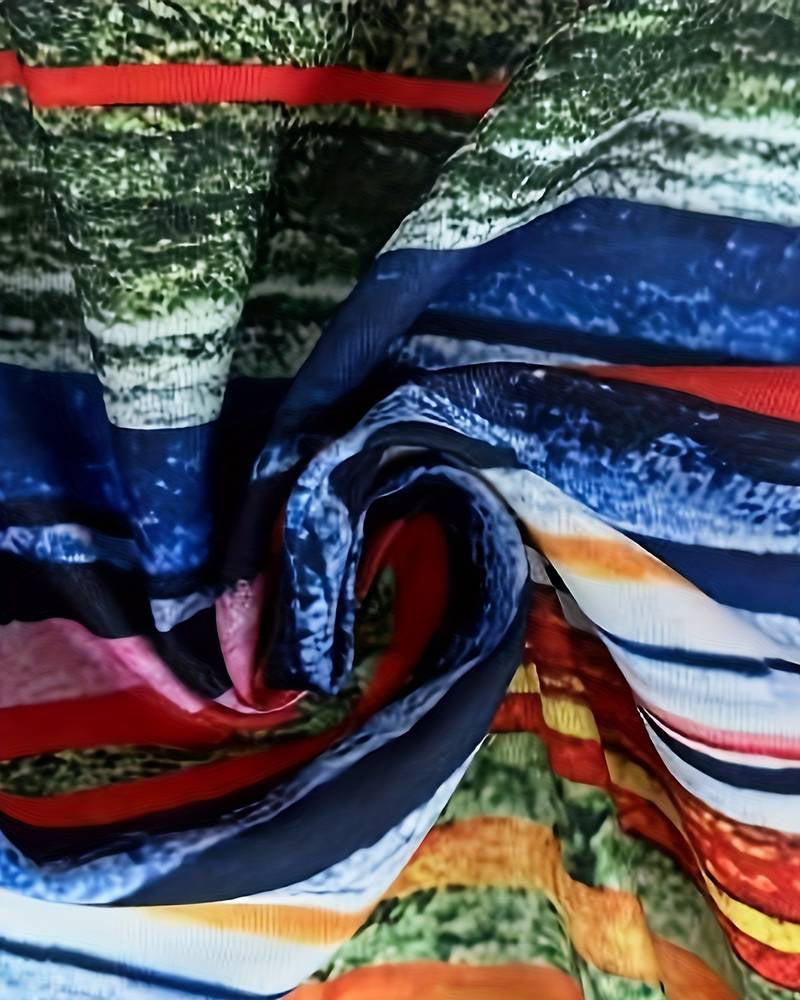 Csíkos Női Blúz Gombokkal – Sofia