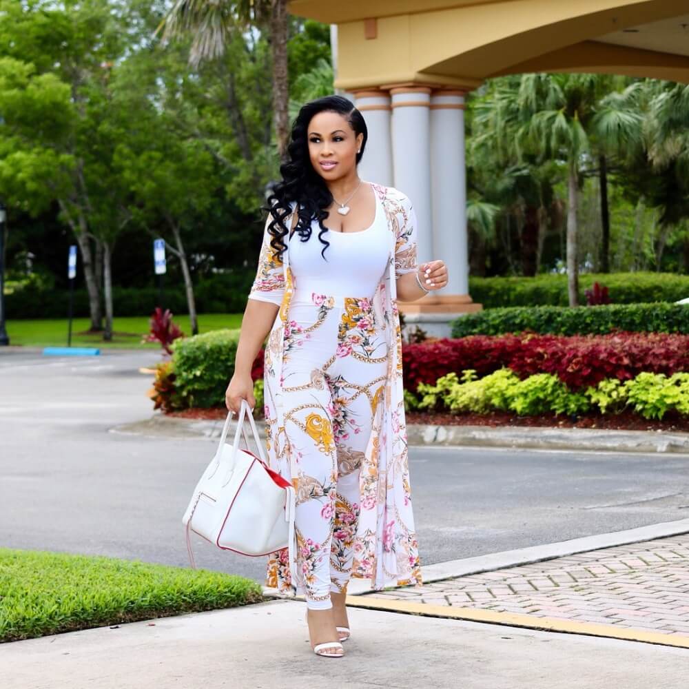 Női kimono szett nadrággal – Yasmin