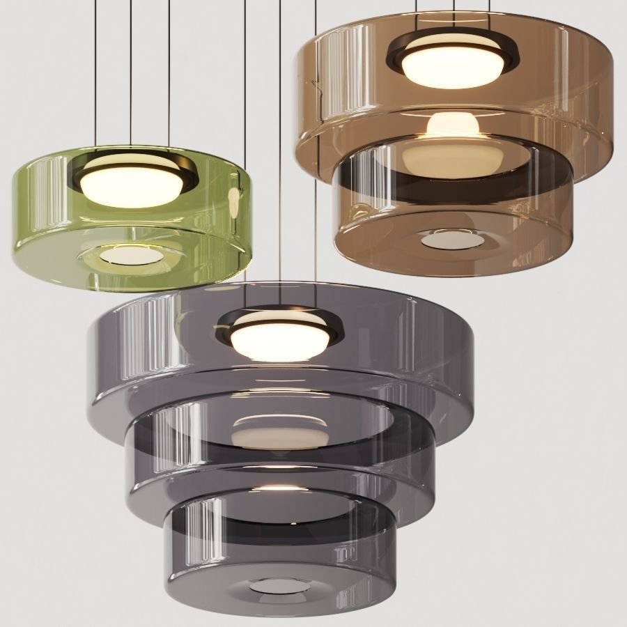 Modern üveg függőlámpa Bauhaus stílusban - AuroraSphere