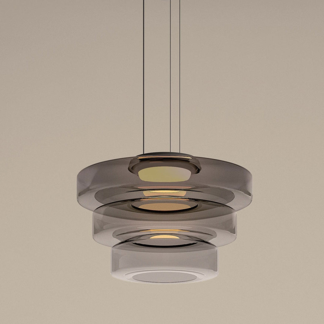 Modern üveg függőlámpa Bauhaus stílusban - AuroraSphere
