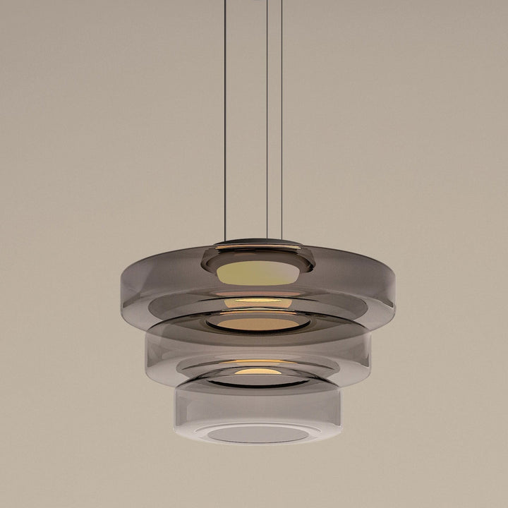 Modern üveg függőlámpa Bauhaus stílusban - AuroraSphere