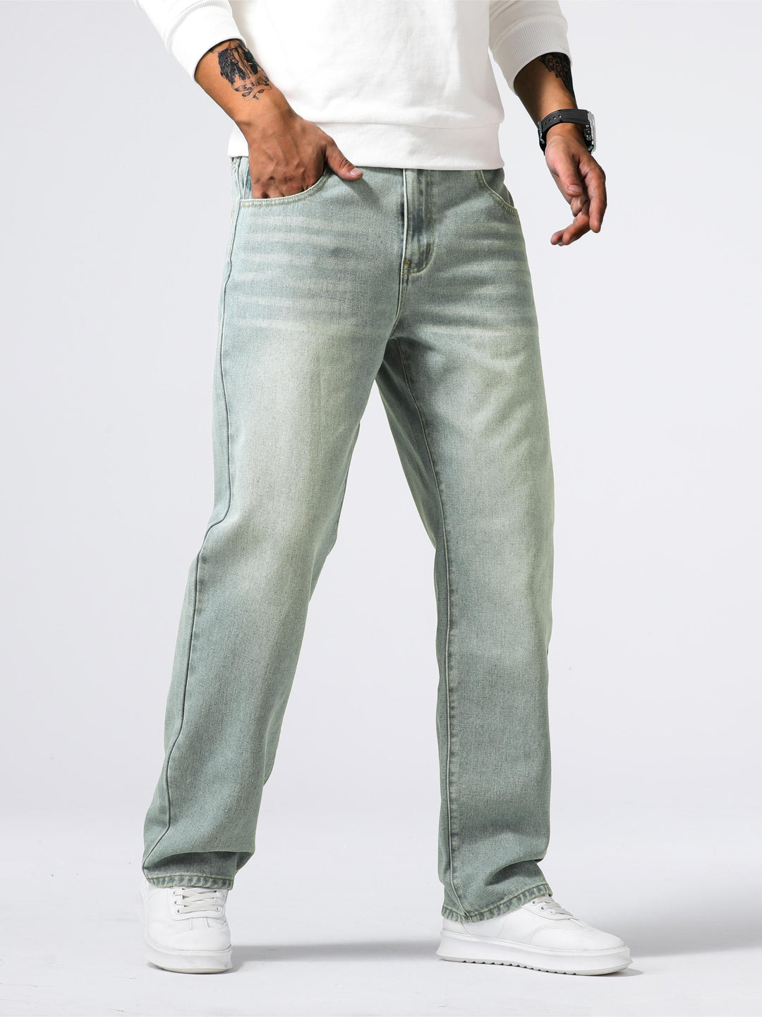 Relaxed Fit Regular Férfi Farmer - Lucas
