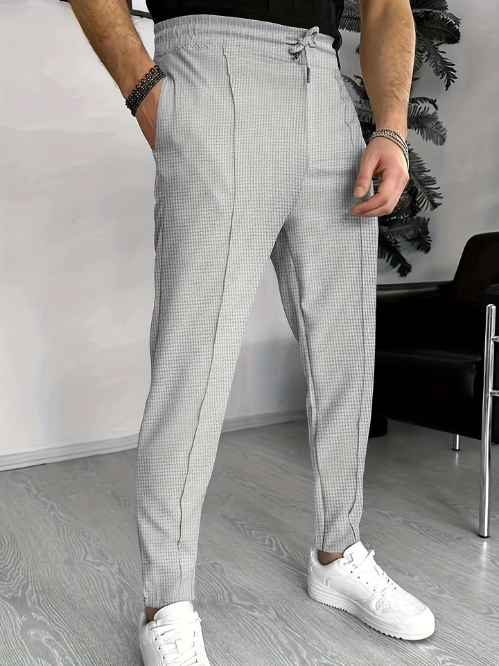 Kényelmes Wafel Joggers Férfiaknak - Finn