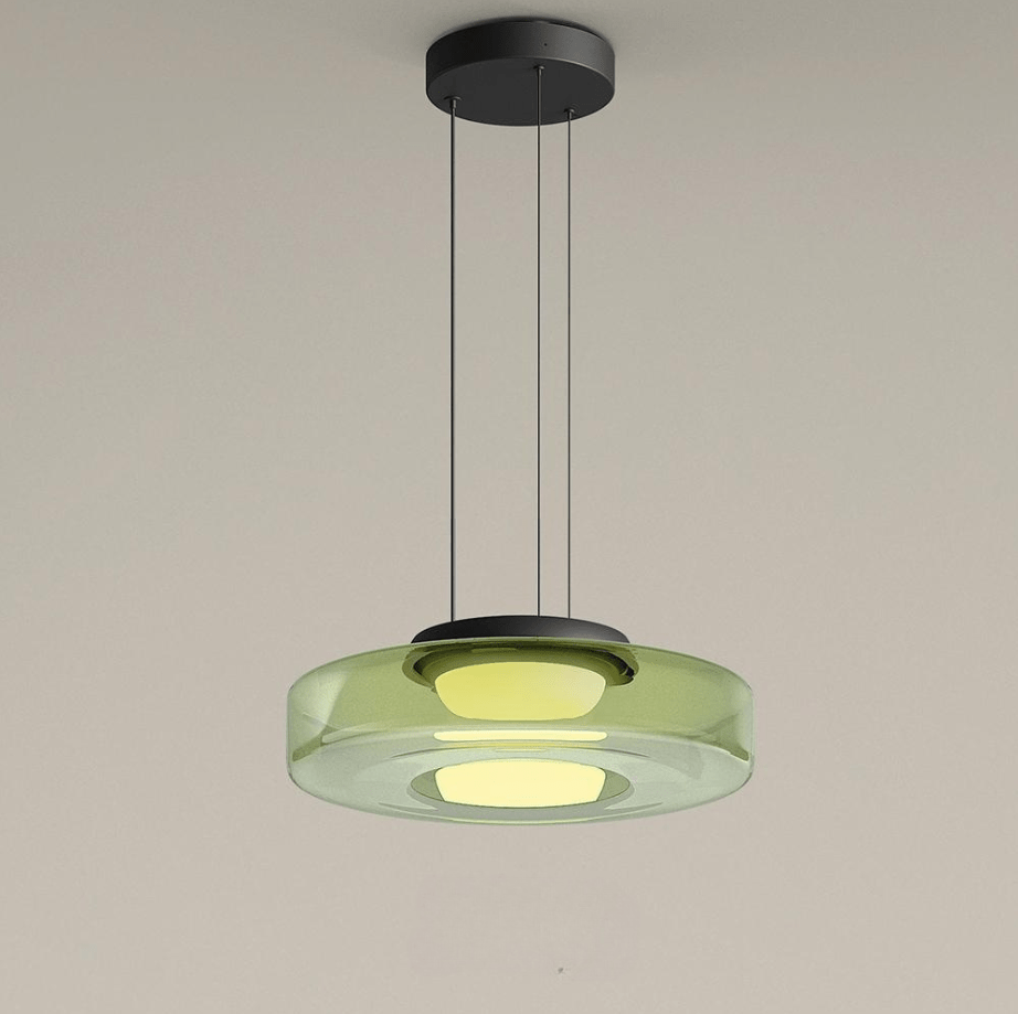 Modern üveg függőlámpa Bauhaus stílusban - AuroraSphere