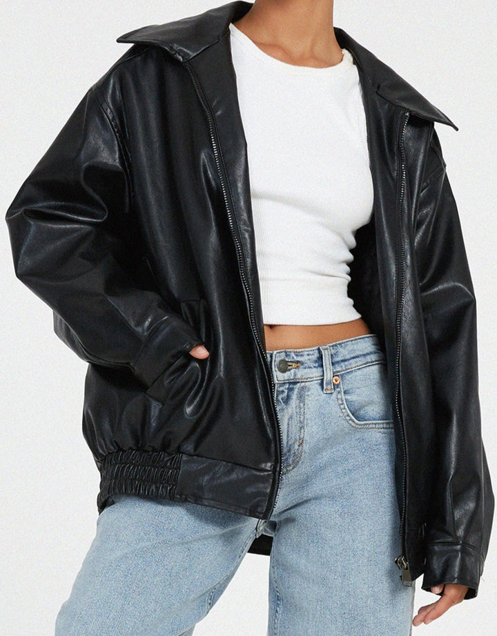 Oversized Los Leren Női Dzseki – Yara