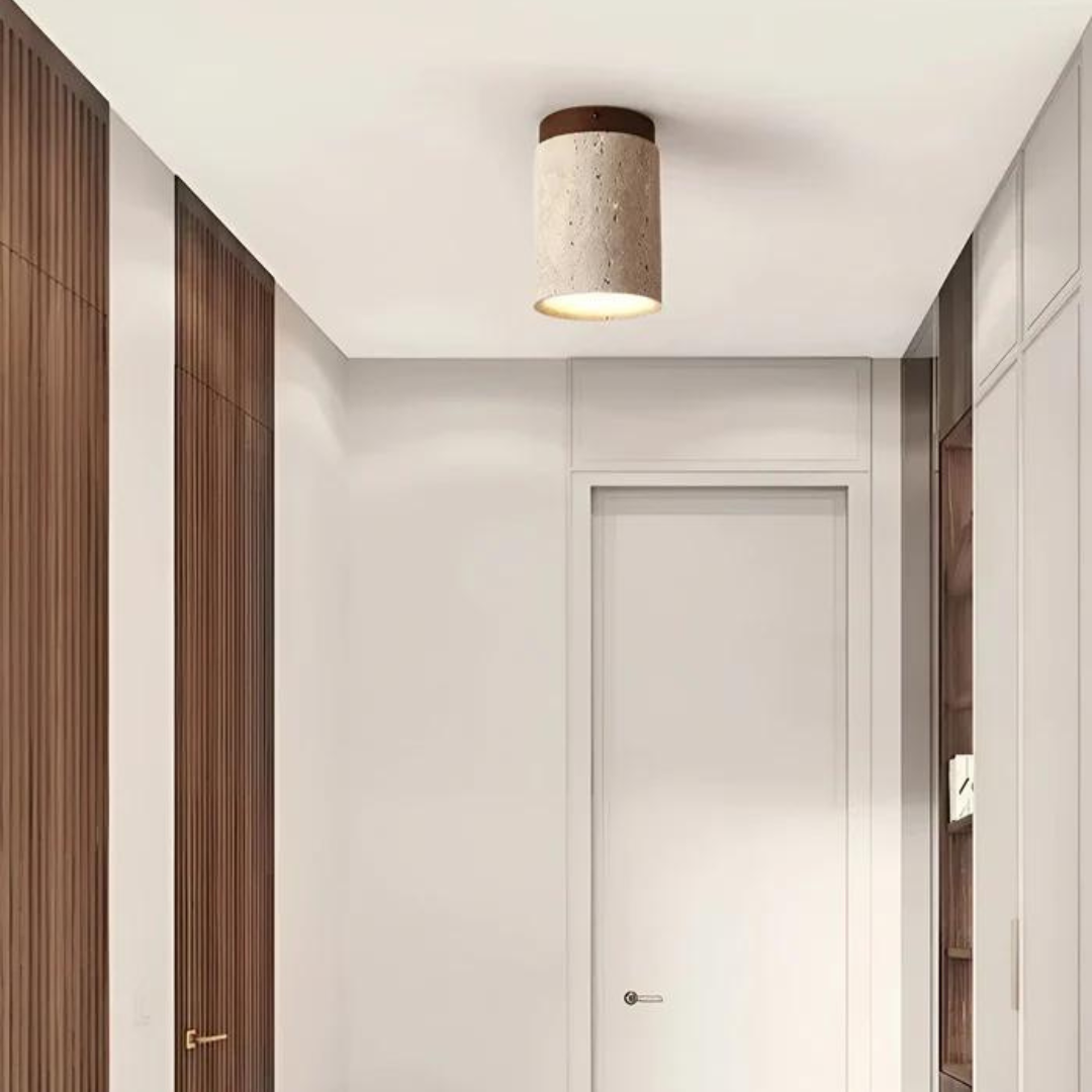 Trendi Kerek Japán Stílusú Mennyezeti Lámpa - ZenLight