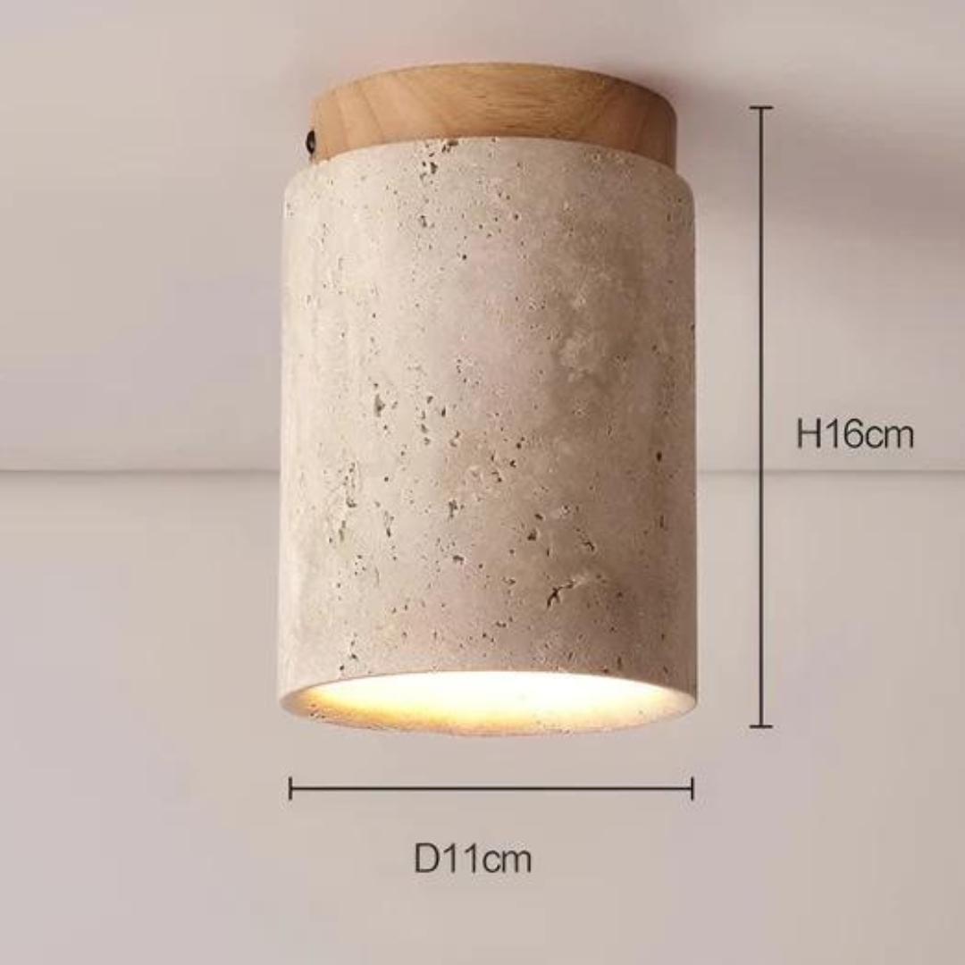 Trendi Kerek Japán Stílusú Mennyezeti Lámpa - ZenLight