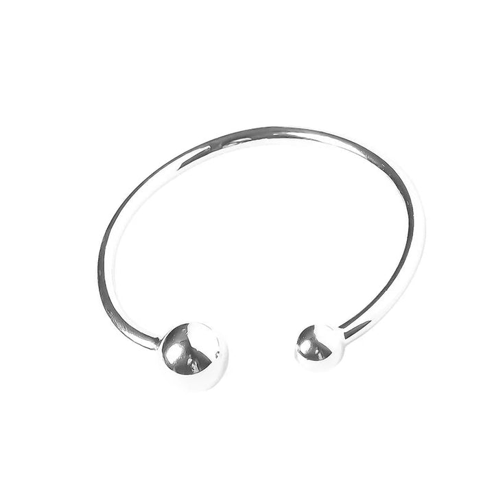 Kétgolyós 925 Sterling Ezüst Karperec