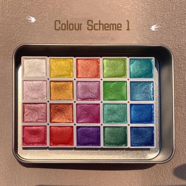 Több színű akvarell festék készlet - ColorCrafter