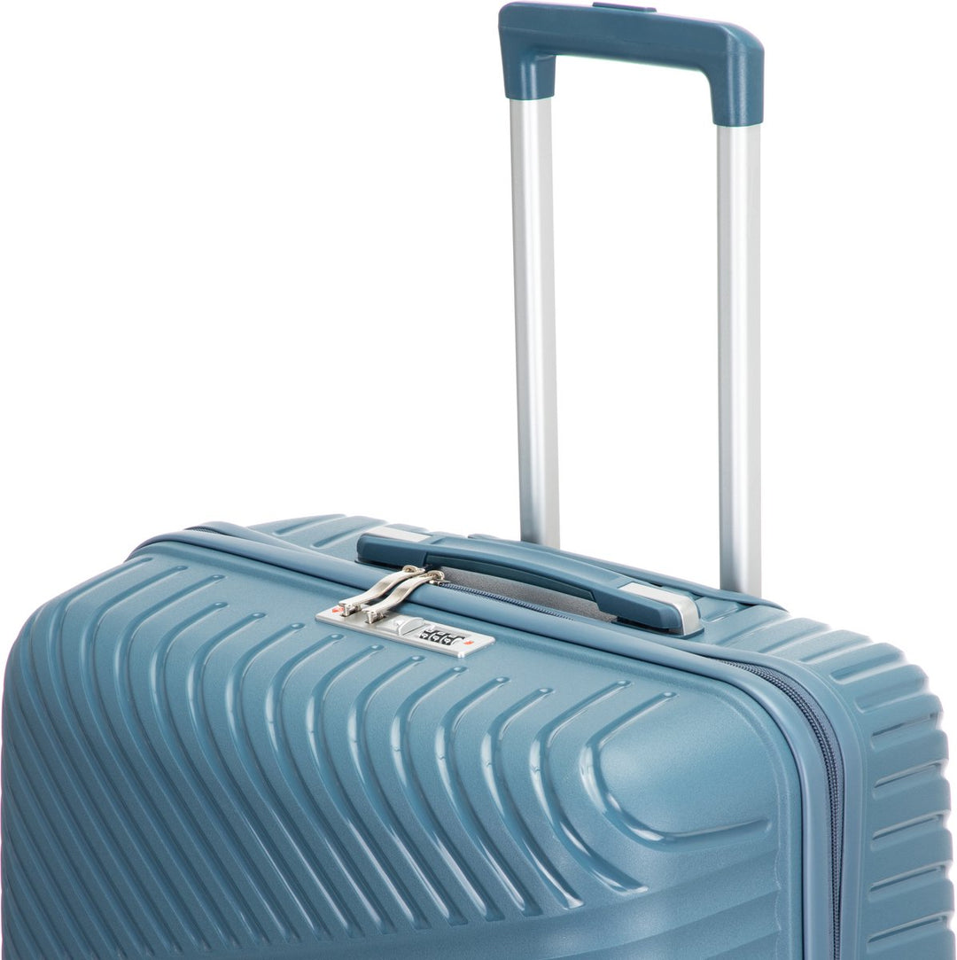 Keményfedeles kék úti bőrönd – Amalfi