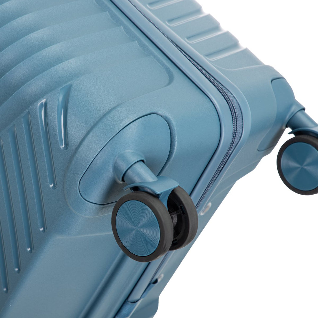 Keményfedeles kék úti bőrönd – Amalfi