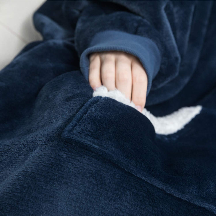 Unisex hőszigetelő fleece kapucnis pulóver - Noah