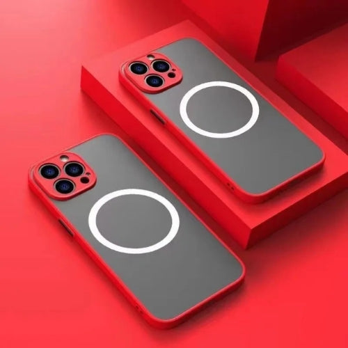 Matt Fémágneses Telefontok Magsafe & Ütésálló – 1+1 INGYYYYEZ!