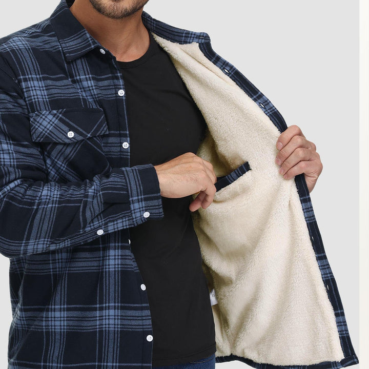 Kényelmes fleece ing - Ruben