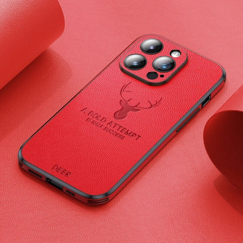 Luxus szarvasbőr iPhone tok - Veltro