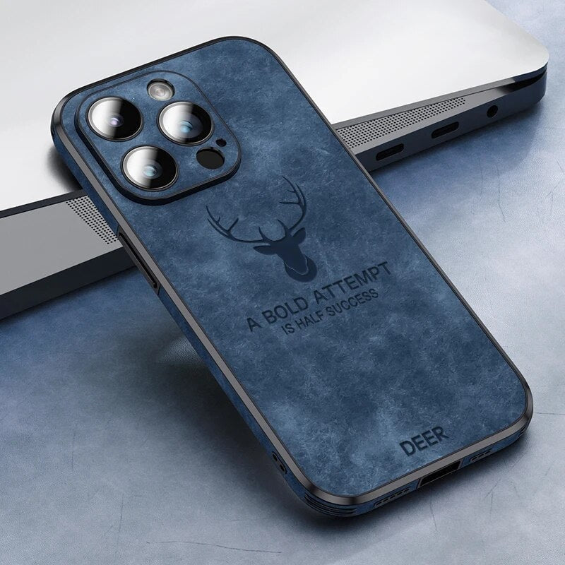 Luxus szarvasbőr iPhone tok - Veltro