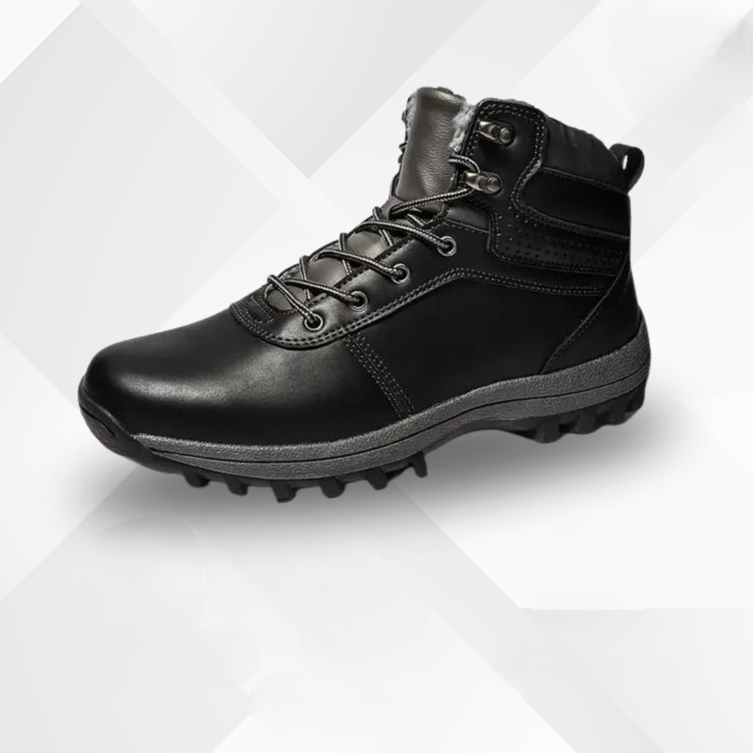 Őszi-téli csizmák, hidegvédővel és őszi levél mintázattal – Leonardo