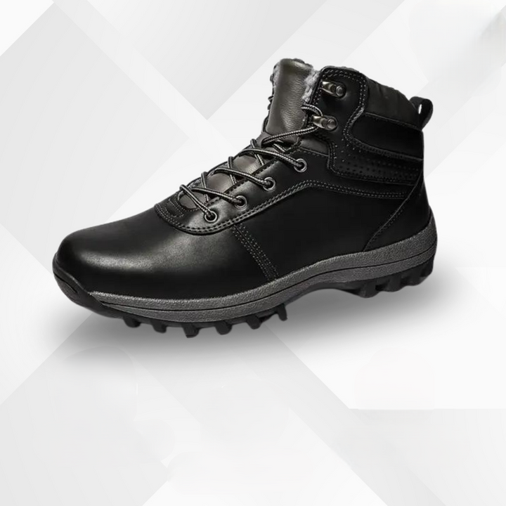 Őszi-téli csizmák, hidegvédővel és őszi levél mintázattal – Leonardo