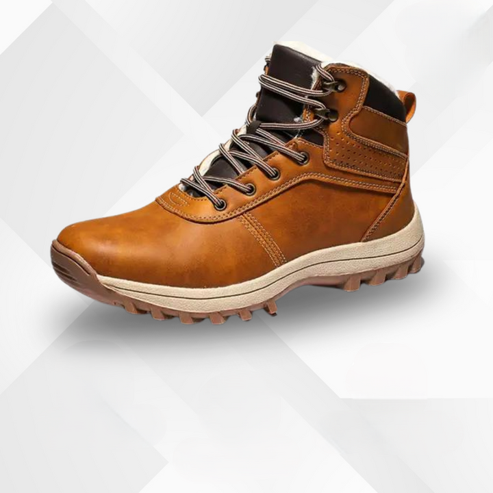 Őszi-téli csizmák, hidegvédővel és őszi levél mintázattal – Leonardo